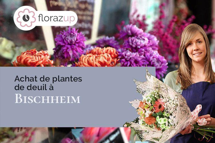 gerbes de fleurs pour des obsèques à Bischheim (Bas-Rhin/67800)