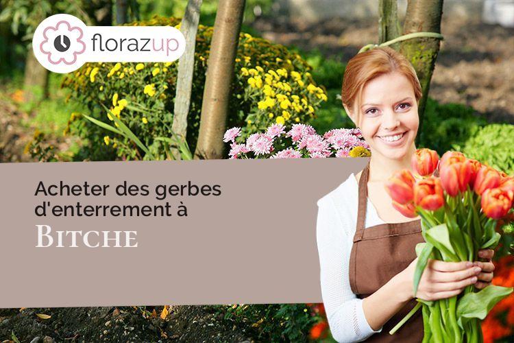 bouquets de fleurs pour des obsèques à Bitche (Moselle/57230)