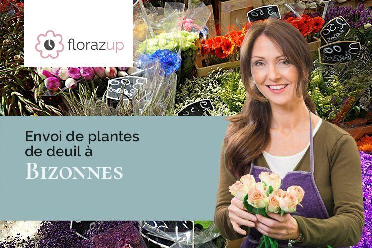 compositions de fleurs pour des funérailles à Bizonnes (Isère/38690)