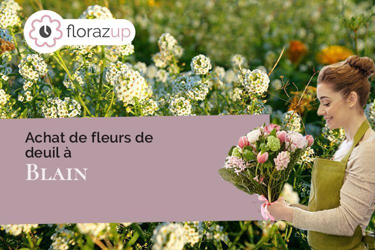 couronnes florales pour un décès à Blain (Loire-Atlantique/44130)