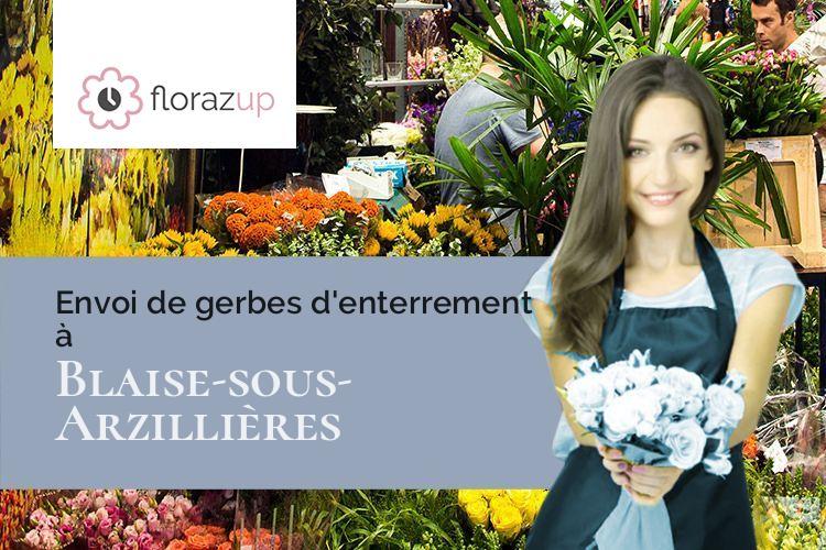 couronnes florales pour des obsèques à Blaise-sous-Arzillières (Marne/51300)