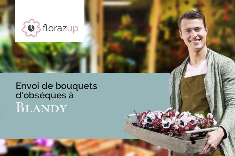 compositions florales pour des funérailles à Blandy (Essonne/91150)
