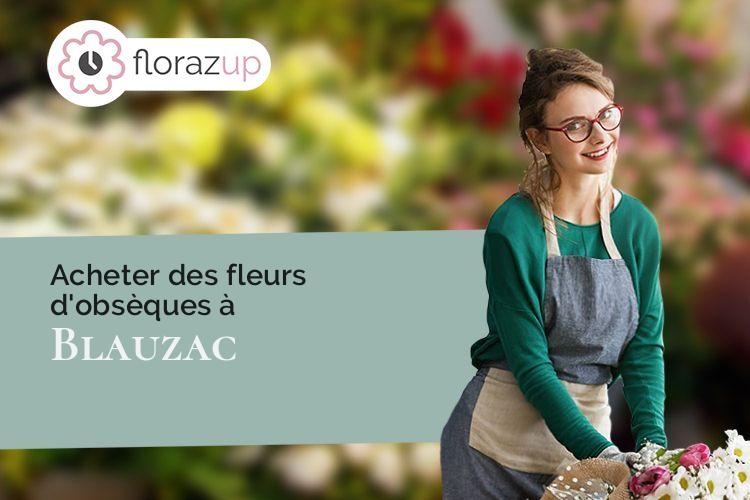 créations de fleurs pour un enterrement à Blauzac (Gard/30700)