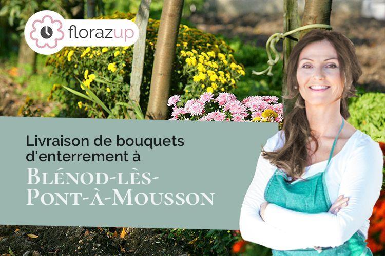 compositions de fleurs pour un enterrement à Blénod-lès-Pont-à-Mousson (Meurthe-et-Moselle/54700)