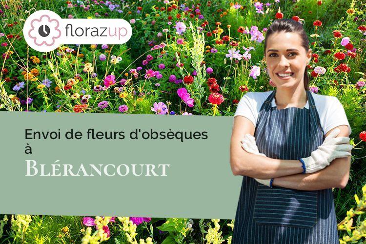 créations de fleurs pour un deuil à Blérancourt (Aisne/02300)