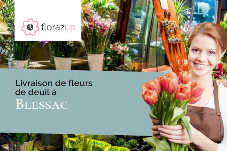 compositions florales pour des obsèques à Blessac (Creuse/23200)