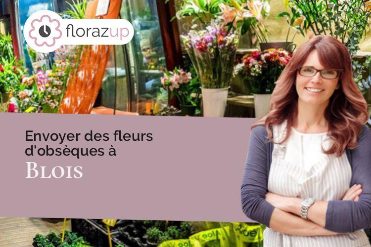 couronnes florales pour un enterrement à Blois (Loir-et-Cher/41000)