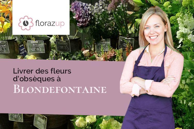 gerbes de fleurs pour un enterrement à Blondefontaine (Haute-Saône/70500)