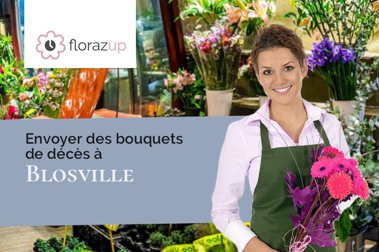 couronnes de fleurs pour des obsèques à Blosville (Manche/50480)