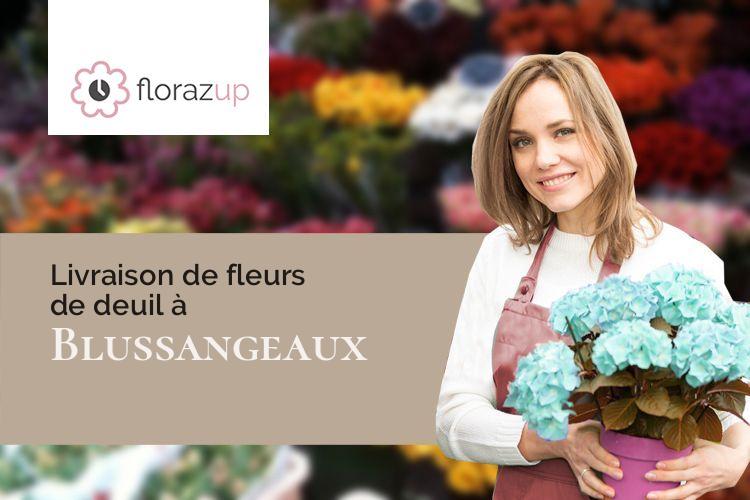 couronnes de fleurs pour un enterrement à Blussangeaux (Doubs/25250)