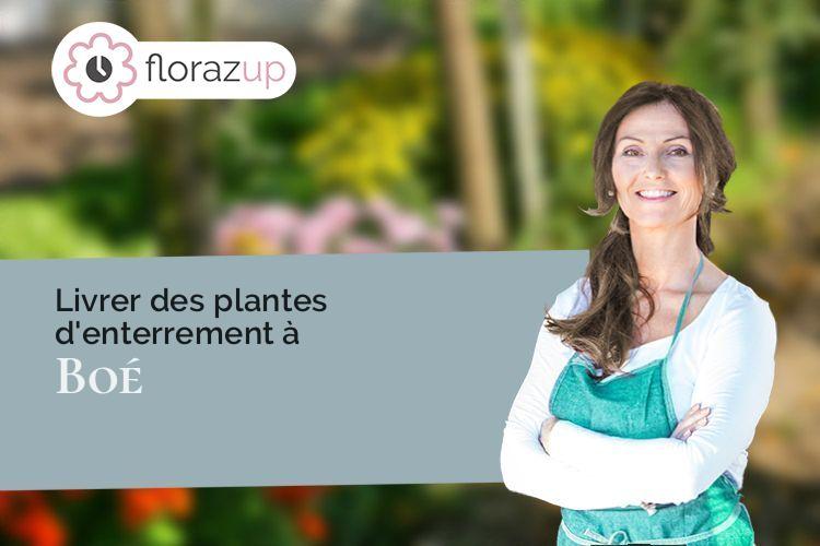 plantes pour un deuil à Boé (Lot-et-Garonne/47550)