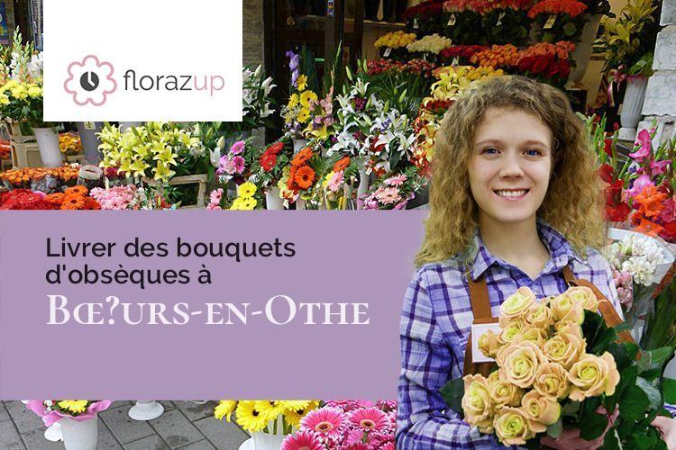 bouquets de fleurs pour des funérailles à Bœ?urs-en-Othe (Yonne/89770)