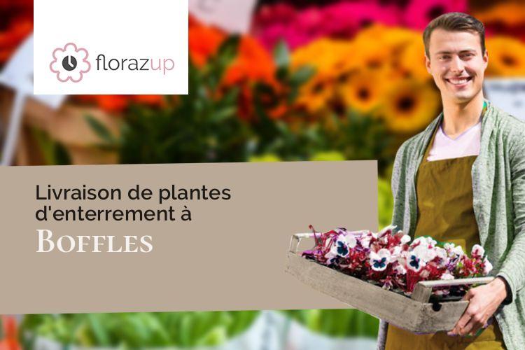 couronnes de fleurs pour des obsèques à Boffles (Pas-de-Calais/62390)