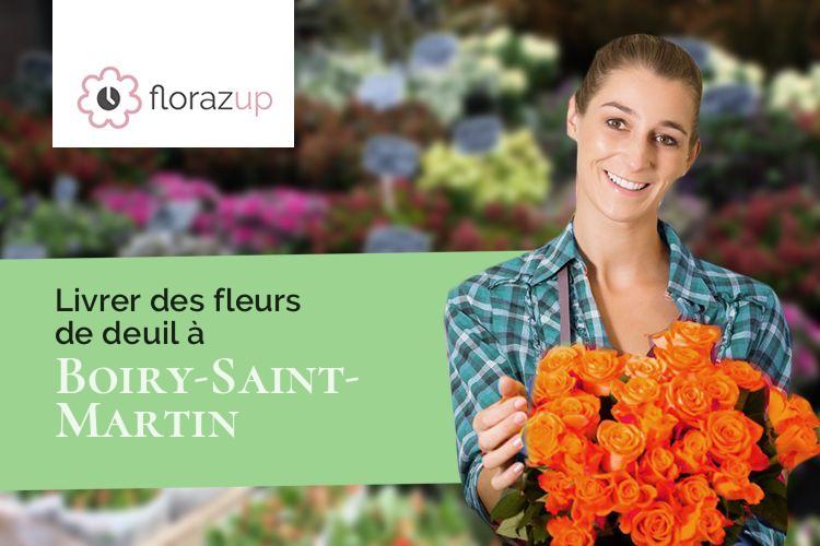 compositions de fleurs pour un enterrement à Boiry-Saint-Martin (Pas-de-Calais/62175)