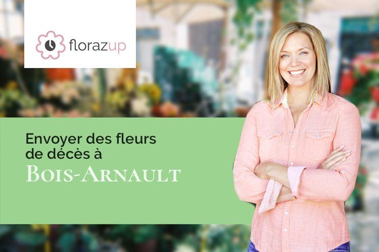 coeurs de fleurs pour des obsèques à Bois-Arnault (Eure/27250)