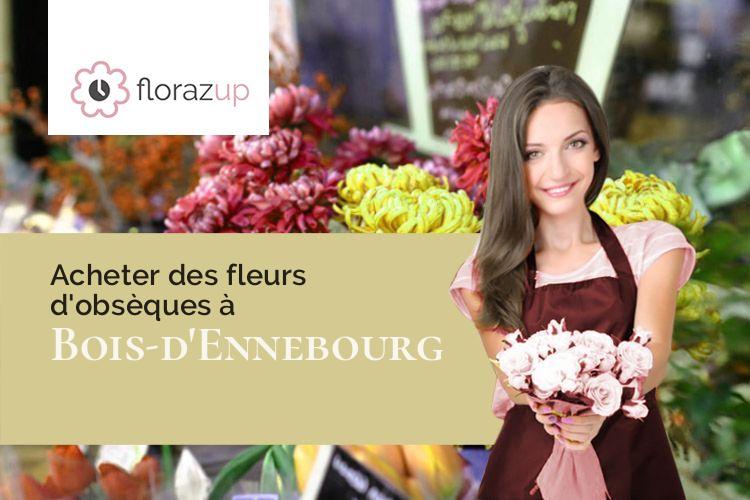 créations florales pour un enterrement à Bois-d'Ennebourg (Seine-Maritime/76160)