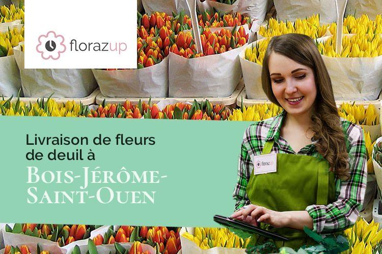 gerbes de fleurs pour des obsèques à Bois-Jérôme-Saint-Ouen (Eure/27620)