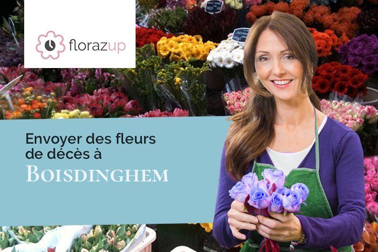 compositions de fleurs pour une crémation à Boisdinghem (Pas-de-Calais/62500)