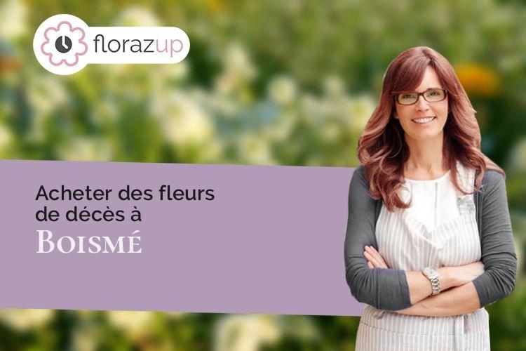 couronnes de fleurs pour un enterrement à Boismé (Deux-Sèvres/79300)