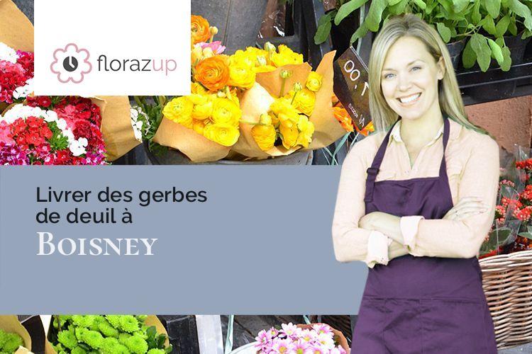 compositions florales pour un enterrement à Boisney (Eure/27800)