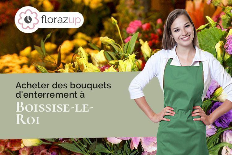 compositions de fleurs pour un décès à Boissise-le-Roi (Seine-et-Marne/77310)