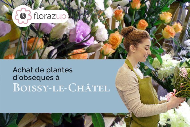 couronnes florales pour une crémation à Boissy-le-Châtel (Seine-et-Marne/77169)