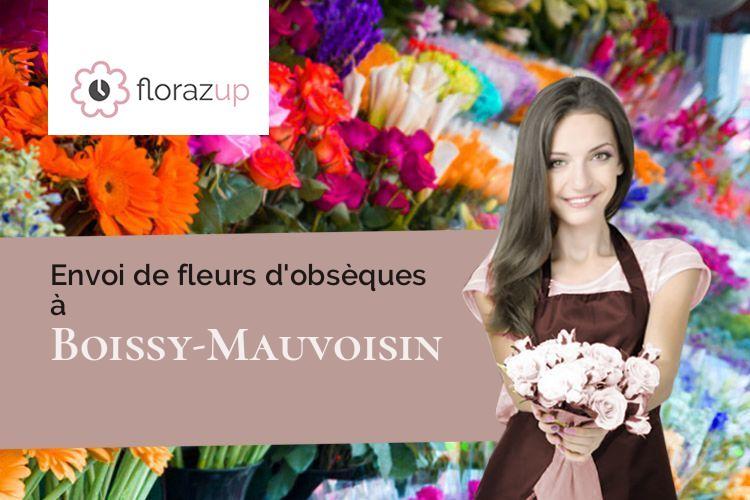 créations de fleurs pour des funérailles à Boissy-Mauvoisin (Yvelines/78200)