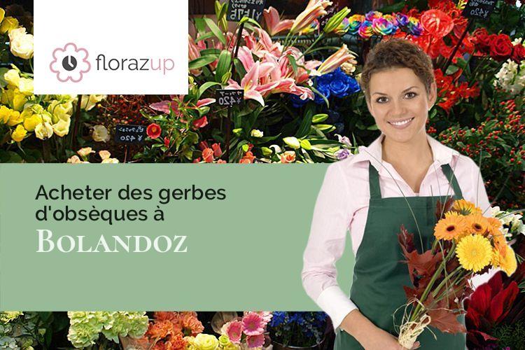 couronnes florales pour une crémation à Bolandoz (Doubs/25330)