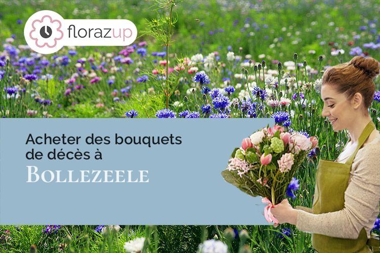 gerbes de fleurs pour un enterrement à Bollezeele (Nord/59470)