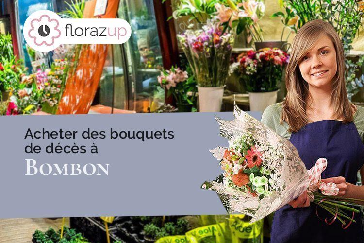 coeur de fleurs pour des obsèques à Bombon (Seine-et-Marne/77720)