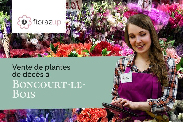 coupes de fleurs pour un décès à Boncourt-le-Bois (Côte-d'Or/21700)