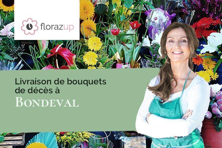 gerbes de fleurs pour un décès à Bondeval (Doubs/25230)