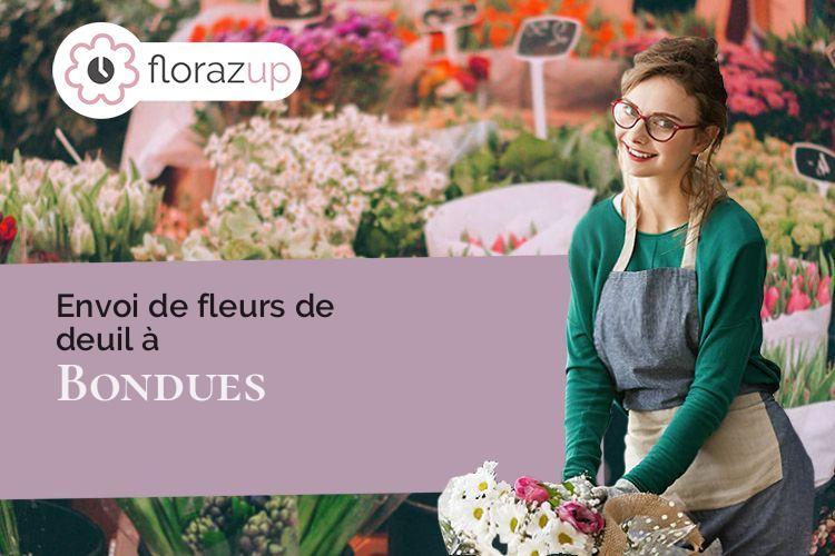 compositions florales pour des obsèques à Bondues (Nord/59910)