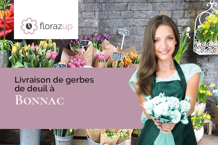 couronnes de fleurs pour une crémation à Bonnac (Cantal/15500)