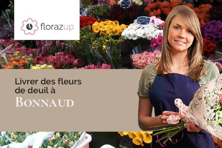 créations florales pour un enterrement à Bonnaud (Jura/39190)