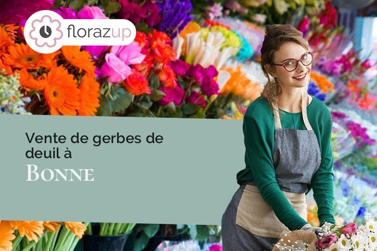 gerbes de fleurs pour un décès à Bonne (Haute-Savoie/74380)