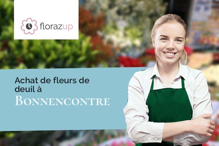 compositions de fleurs pour des obsèques à Bonnencontre (Côte-d'Or/21250)