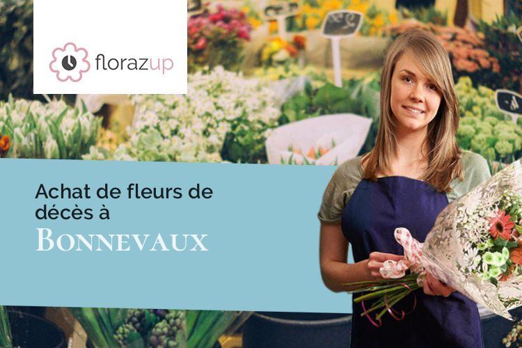 couronnes florales pour un enterrement à Bonnevaux (Haute-Savoie/74360)