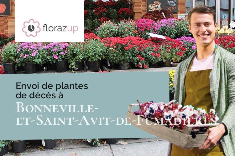 bouquets de fleurs pour un enterrement à Bonneville-et-Saint-Avit-de-Fumadières (Dordogne/24230)