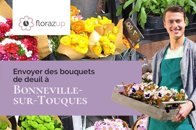 couronnes florales pour des obsèques à Bonneville-sur-Touques (Calvados/14800)