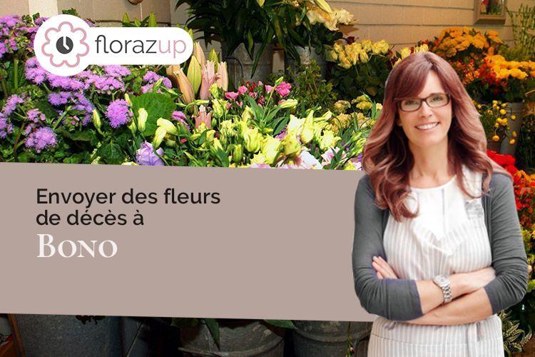 bouquets de fleurs pour une crémation à Bono (Morbihan/56400)