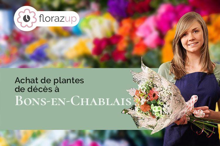 coupes de fleurs pour des obsèques à Bons-en-Chablais (Haute-Savoie/74890)