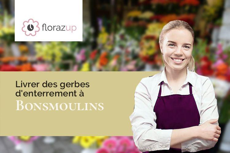 bouquets de fleurs pour une crémation à Bonsmoulins (Orne/61380)