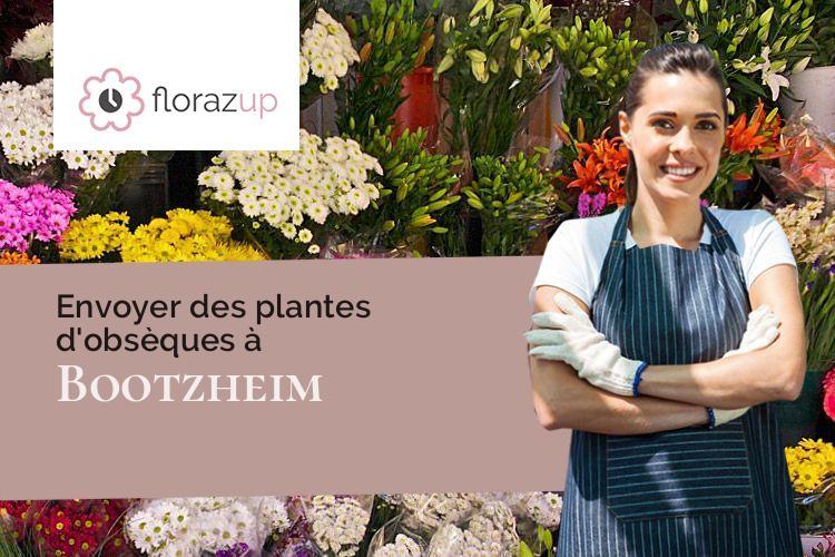 fleurs deuil pour une crémation à Bootzheim (Bas-Rhin/67390)