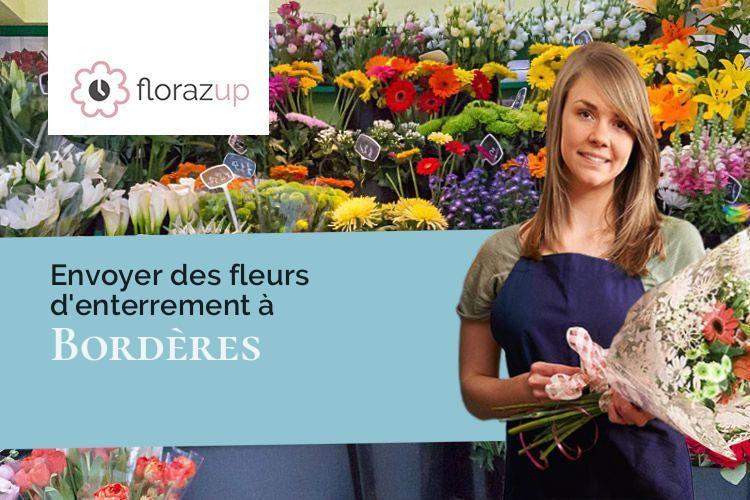 couronnes florales pour des obsèques à Bordères (Pyrénées-Atlantiques/64800)