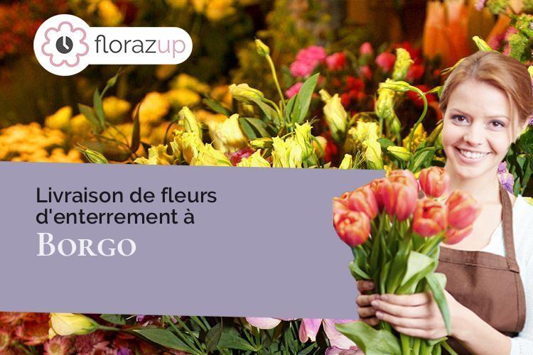 coupes de fleurs pour un décès à Borgo (Corse/20290)
