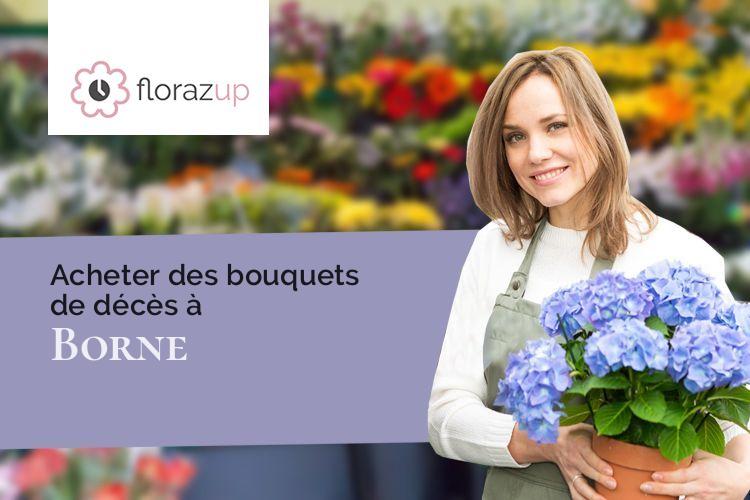 coupes de fleurs pour une crémation à Borne (Ardèche/07590)