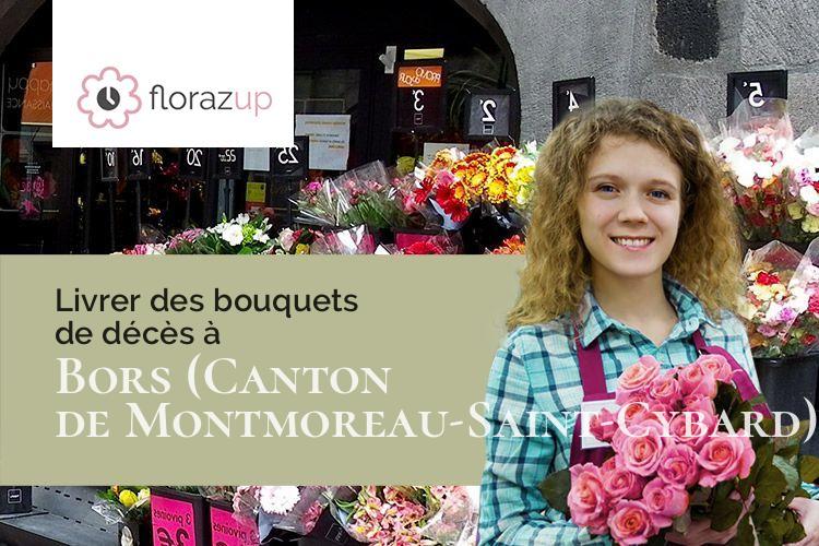 bouquets de fleurs pour une crémation à Bors (Canton de Montmoreau-Saint-Cybard) (Charente/16190)