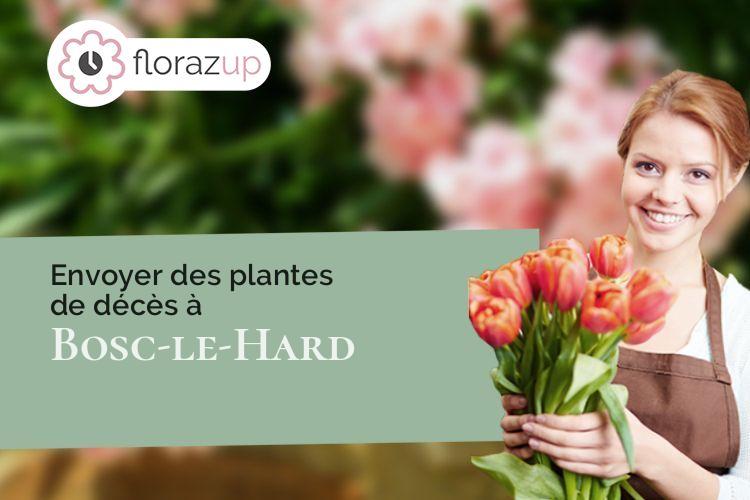 créations florales pour une crémation à Bosc-le-Hard (Seine-Maritime/76850)