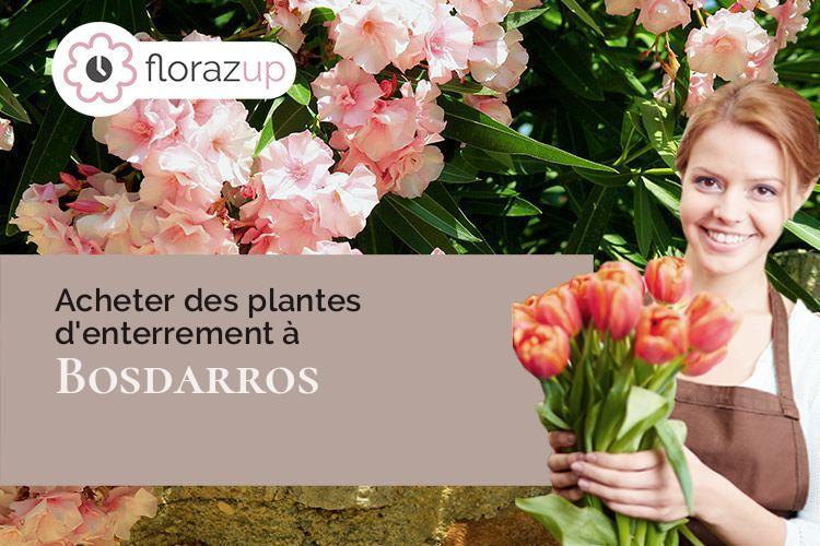 fleurs deuil pour un décès à Bosdarros (Pyrénées-Atlantiques/64290)